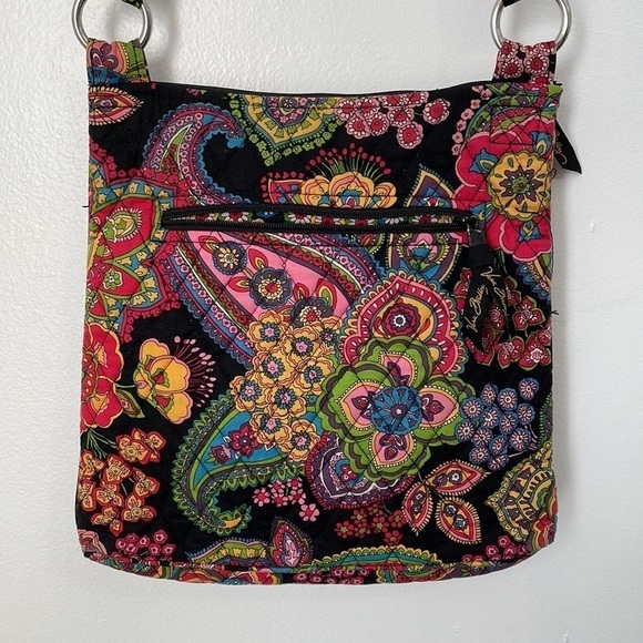 Vera Bradley Crossbody Hipster Purse Wallet Symphony In Hue - Picture 3 of 10